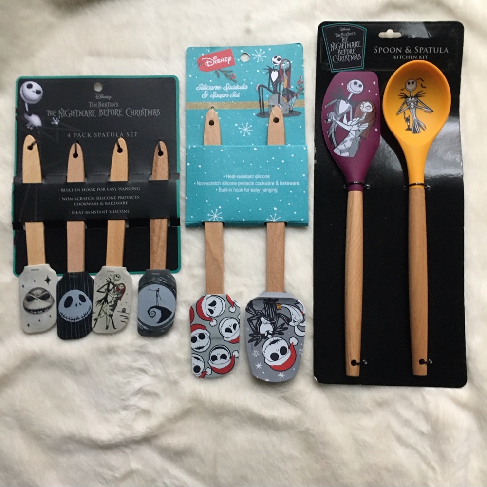 NWT Disney The Nightmare Bef Christmas Spatula bundle set
